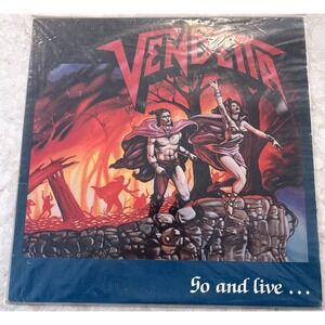Vendetta Go And Live Stay And Die Vinyl LP 1987 Combat Original German Metal